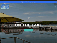 Tablet Screenshot of lithiamarina.com